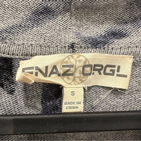 ENAZ ORGL Gray and Black Camo Hooded Sweater - Picture 4 of 6